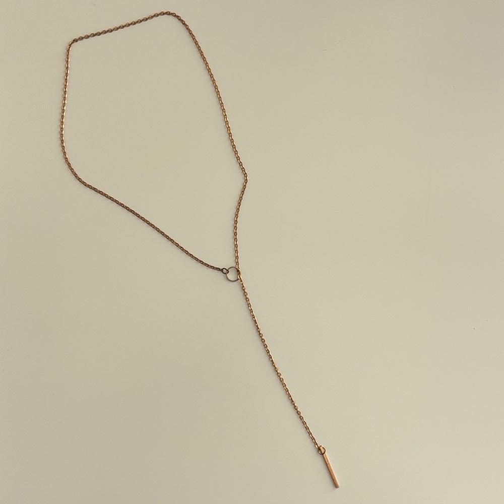 Rose Gold Adjustable Necklace